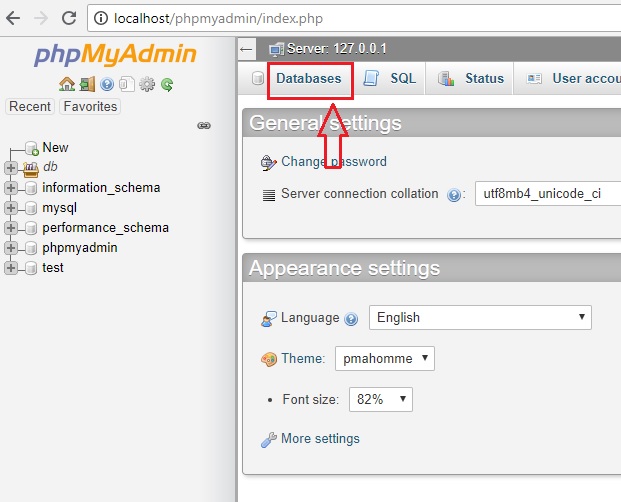 cara membuat database mysql