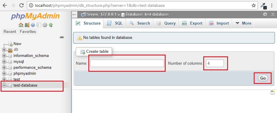 cara membuat database mysql