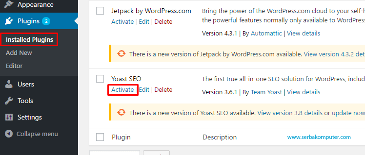 Cara Install Plugin di WordPress