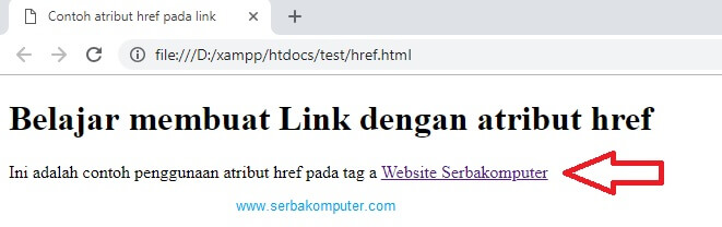 Cara Membuat Link Pada HTML