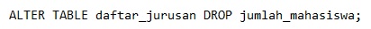 Cara Merubah Tabel Pada MySQL