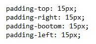 pengertian dan fungsi padding pada css